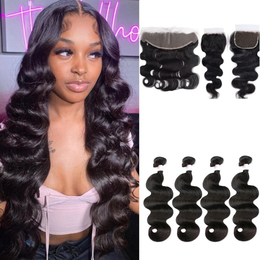 HD Lace Frontal Body Wave Human Hair Ear To Ear 13x4 Lace Frontal