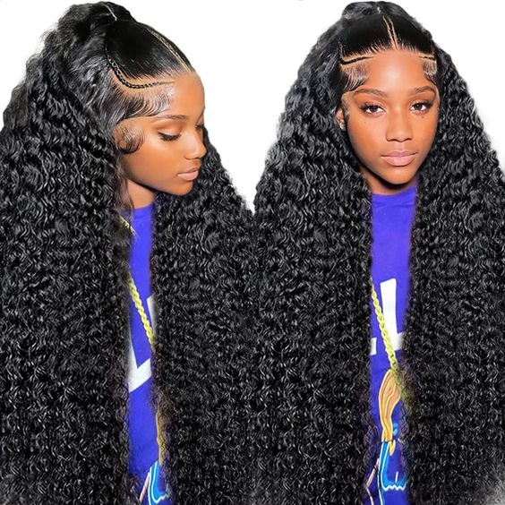 Pre Braided Wig Straight Glueless 13x6 HD Lace Front Wigs Human Hair Bleached Knots