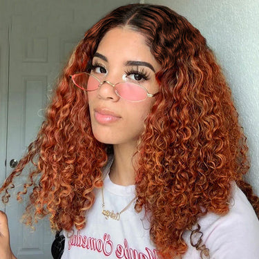 Pre-plucked Ginger Ombre Wig