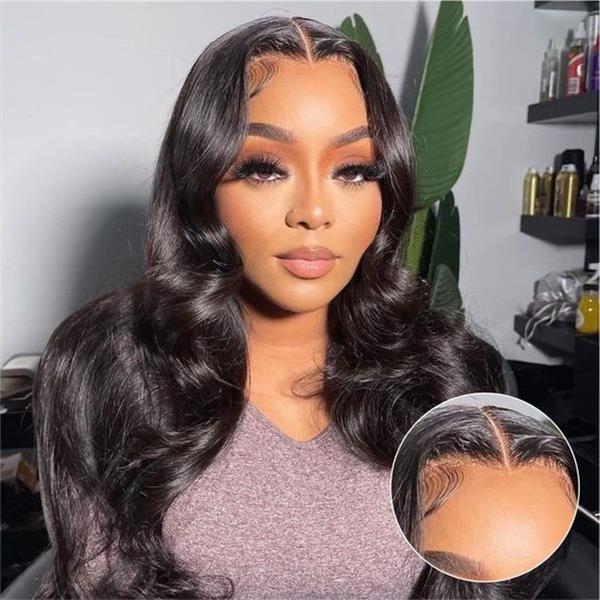 glueless hd lace closure body wave wigs