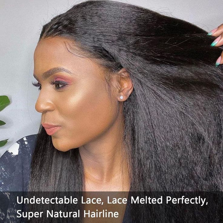 kinky straight 360 lace wig