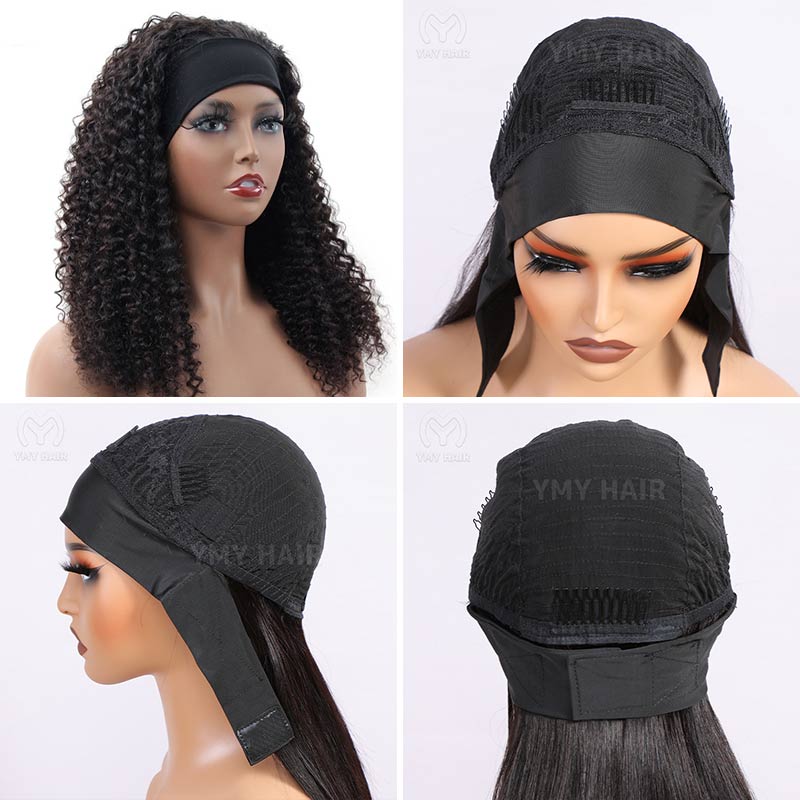 body wave headband wigs