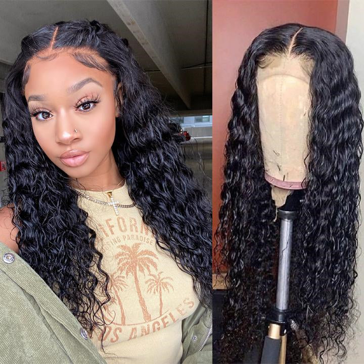 Water Wave Human Hair Wigs