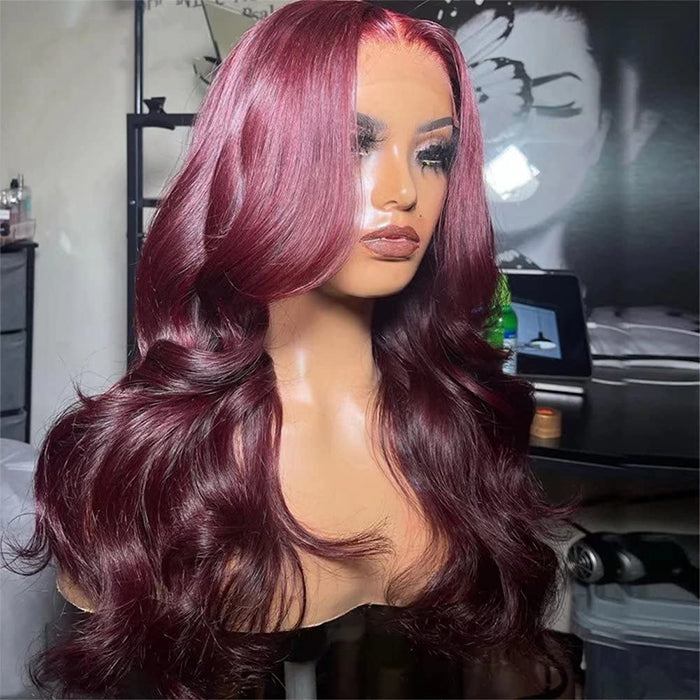 lace-frontal-Body-Wave-99J-Burgundy-Curtain-Bangs-Wigs