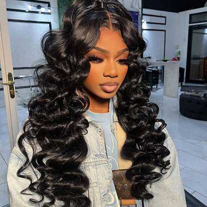 loose wave u part wig