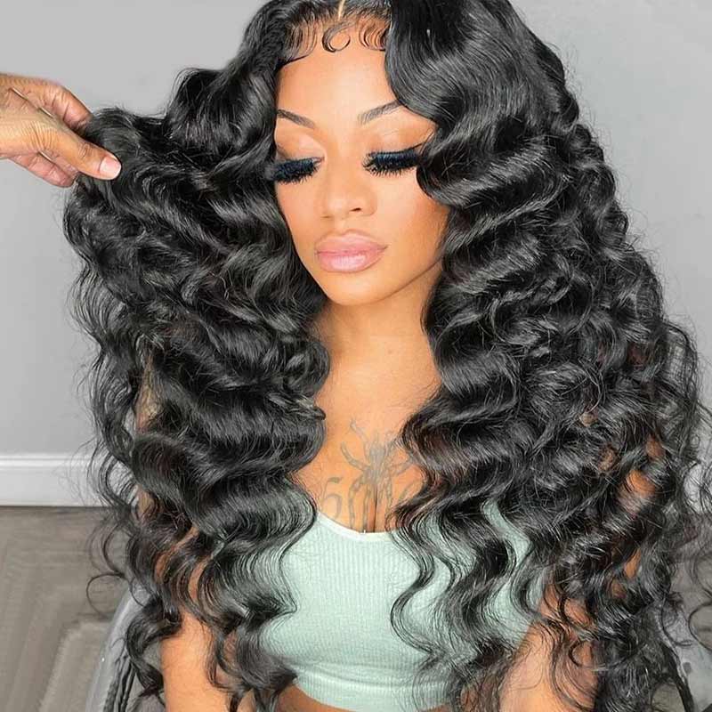 loose wave u part wig