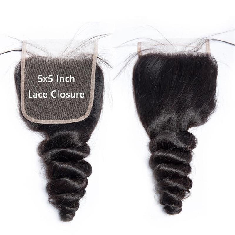 Loose Wave Free Part HD Lace Closure Realistic Natural Hair