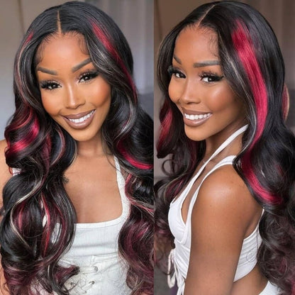 mix color body wave wigs