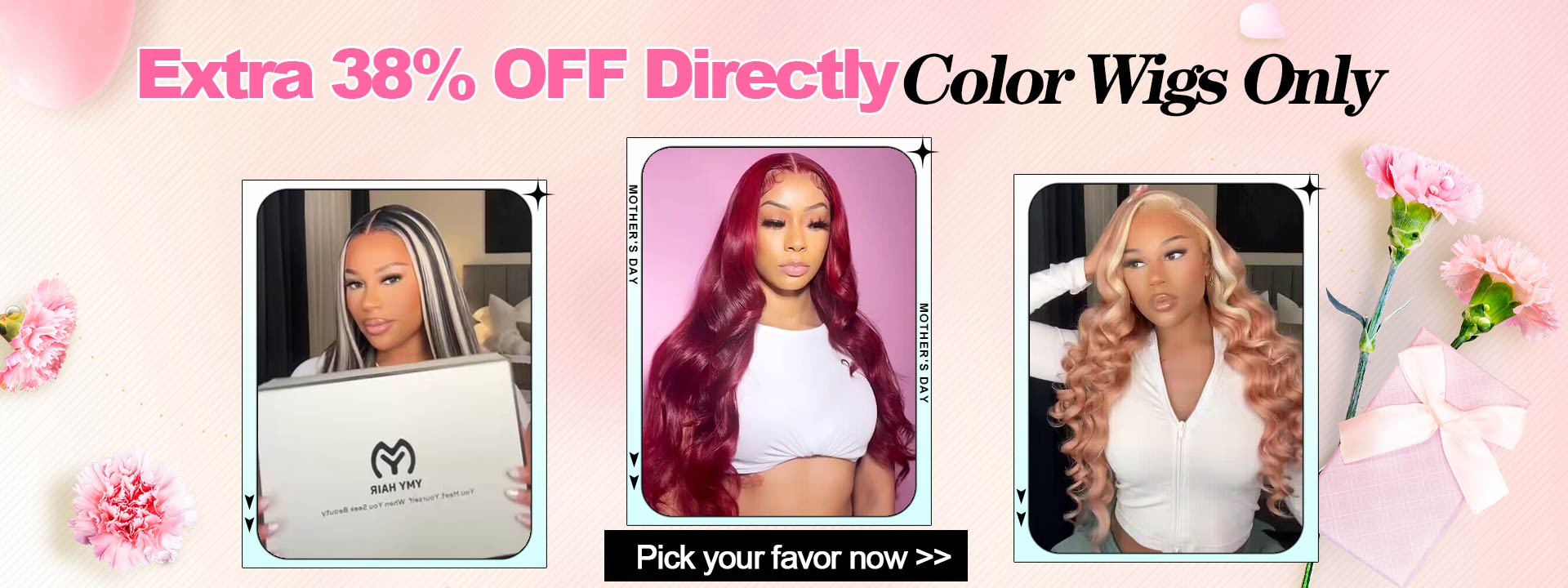 YMY Colored Lace Wig