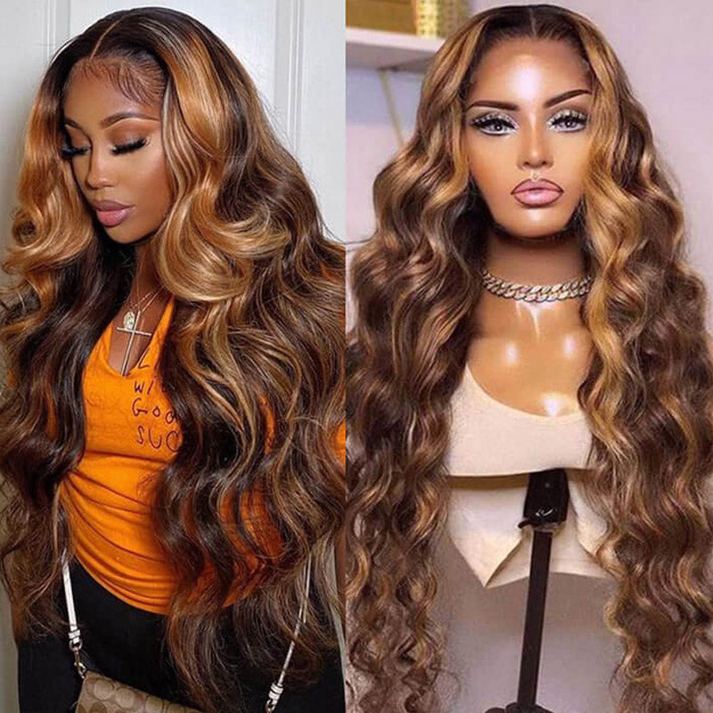 13x4 honey blonde lace front wig