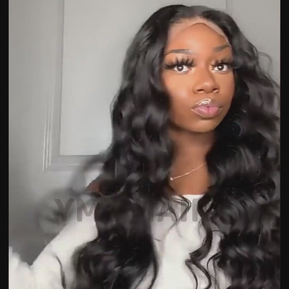 body wave lace front wig