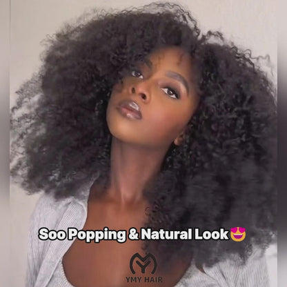 kinky curly u-part wig