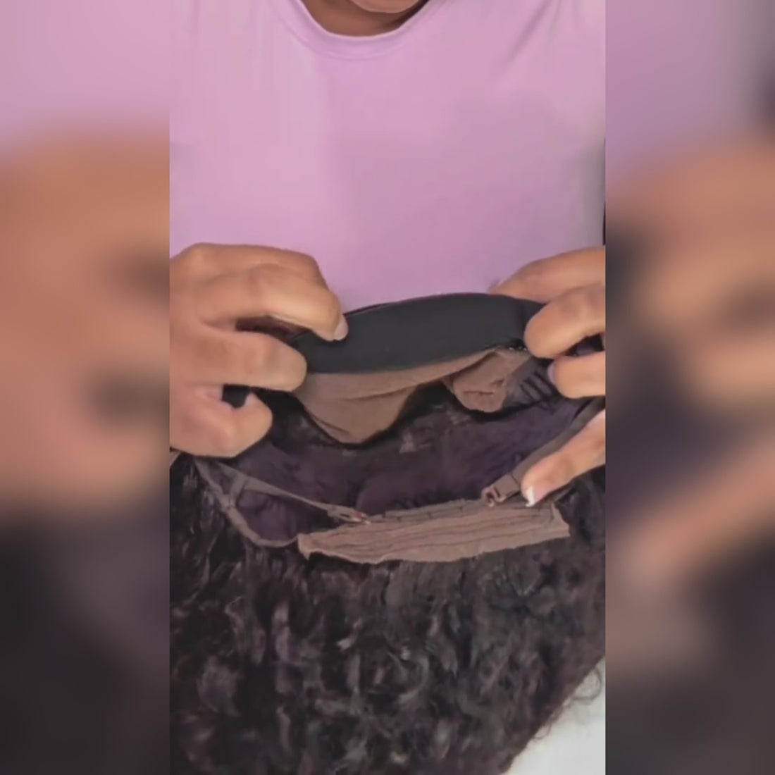 4C Curly Edges 13x6 Lace Front Bob Wigs Short Curly Pre Plucked Natural Hairline