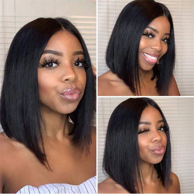 t part lace bob wigs straight hair