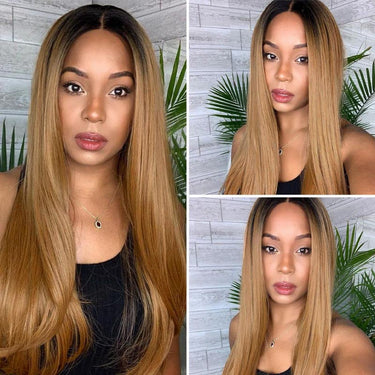Ombre Human Hair HD Lace Wigs