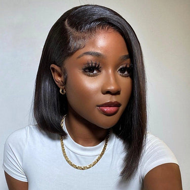 13x4 Lace Front Bob Wig Human Hair