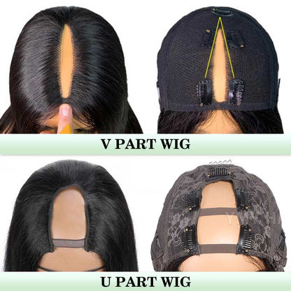 u part water wave wig