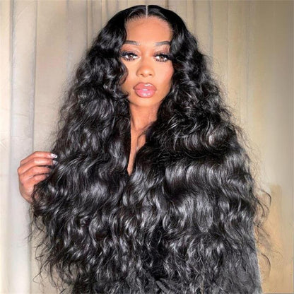 300% Density 8X5 HD Lace Wig Water Wave Deep Wave Wigs  Virgin Human Hair Transparent Lace Front Wig