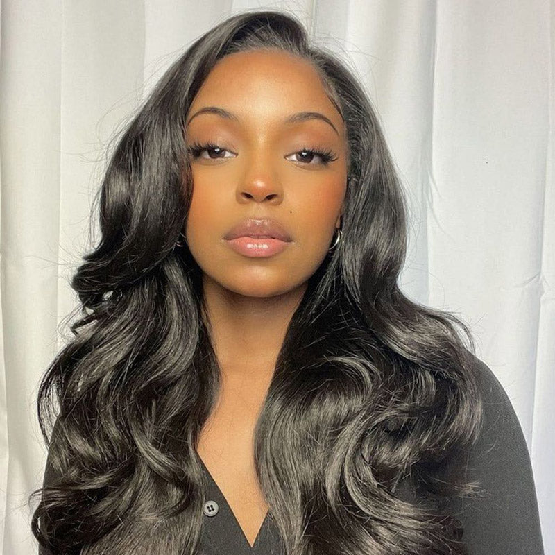 body wave lace front wig